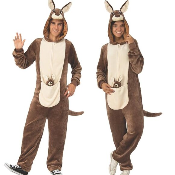 Rubie's Other - RUBIES Unisex Kangaroo & Joey One Piece Halloween Costume Bodysuit SM NWOT